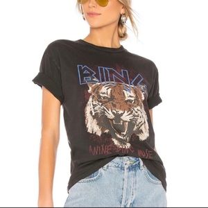 Anine Bing Black Graphic Tee